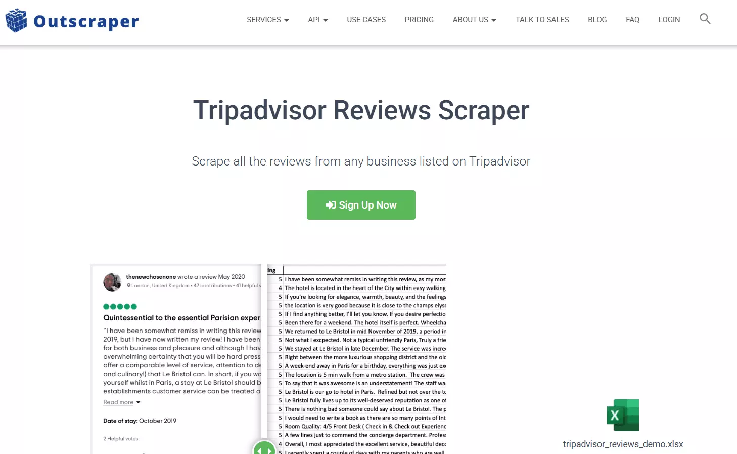 Best TripAdvisor Reviews Scrapers of 2026 - 3. Outscraper