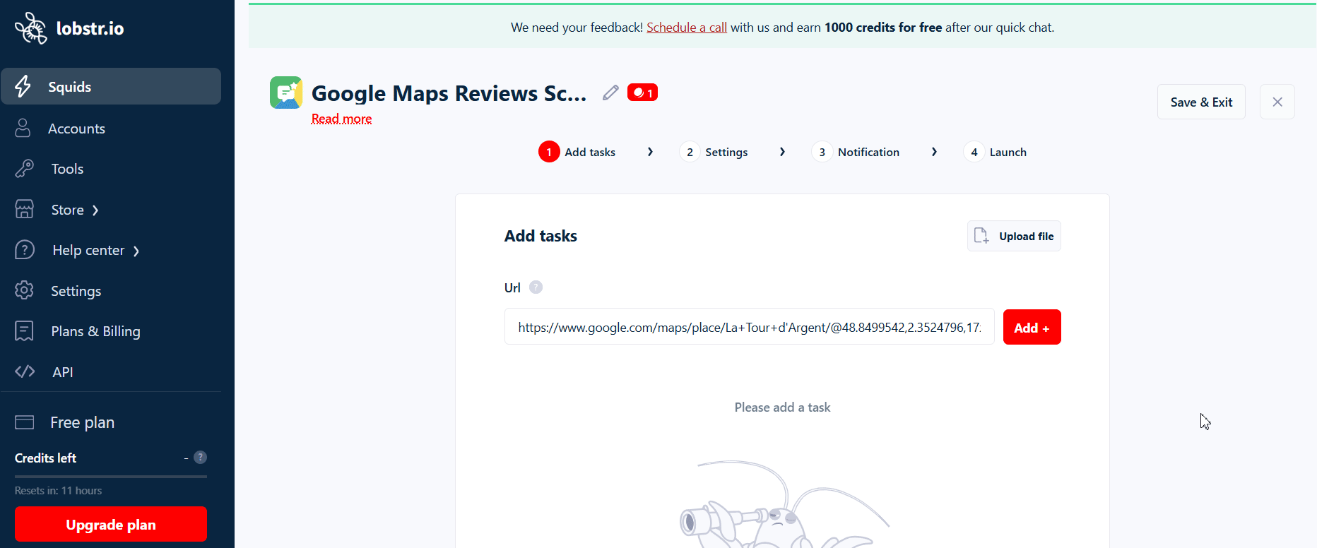 How to scrape Google Maps reviews using lobstr.io? - Manual method image38