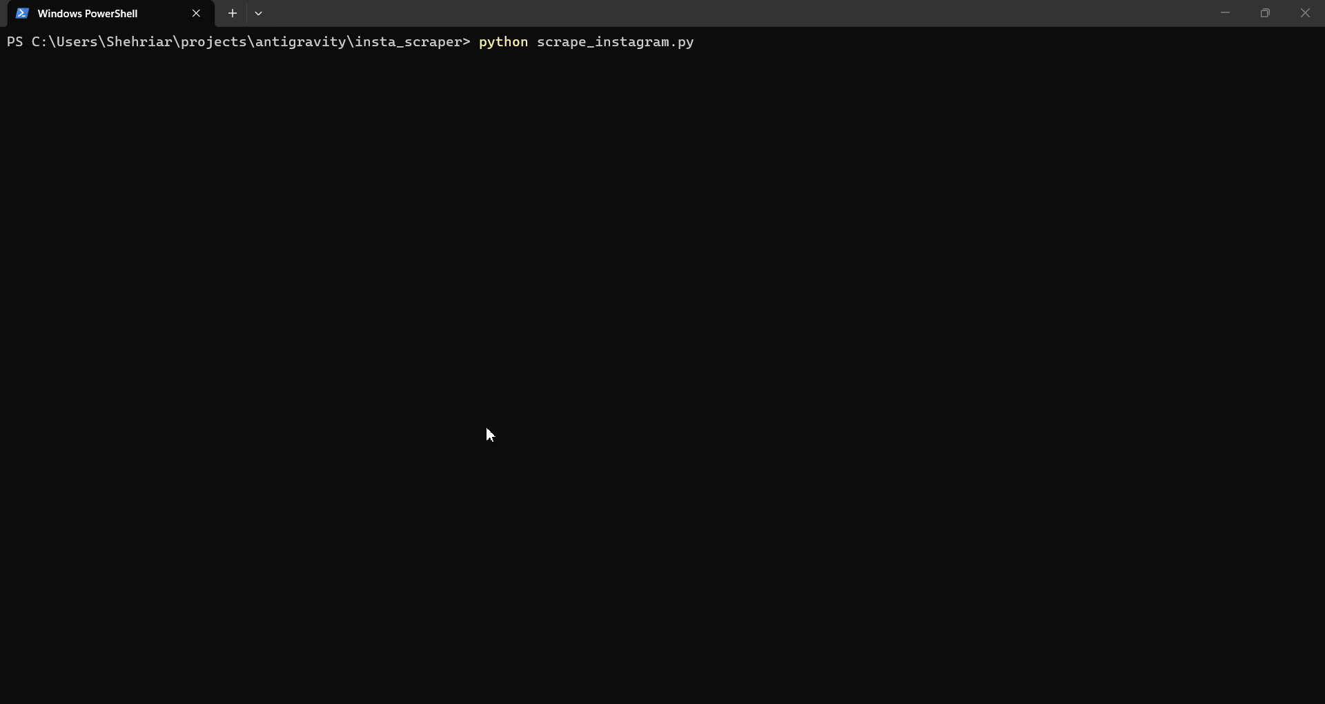 2 ways of scraping Instagram profiles - Building your own scraper image7