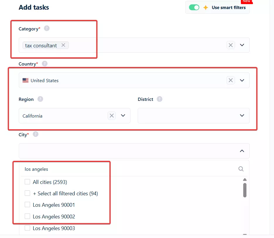 How to scrape Google Maps using lobstr.io (no coding needed) - Use smart filters image18
