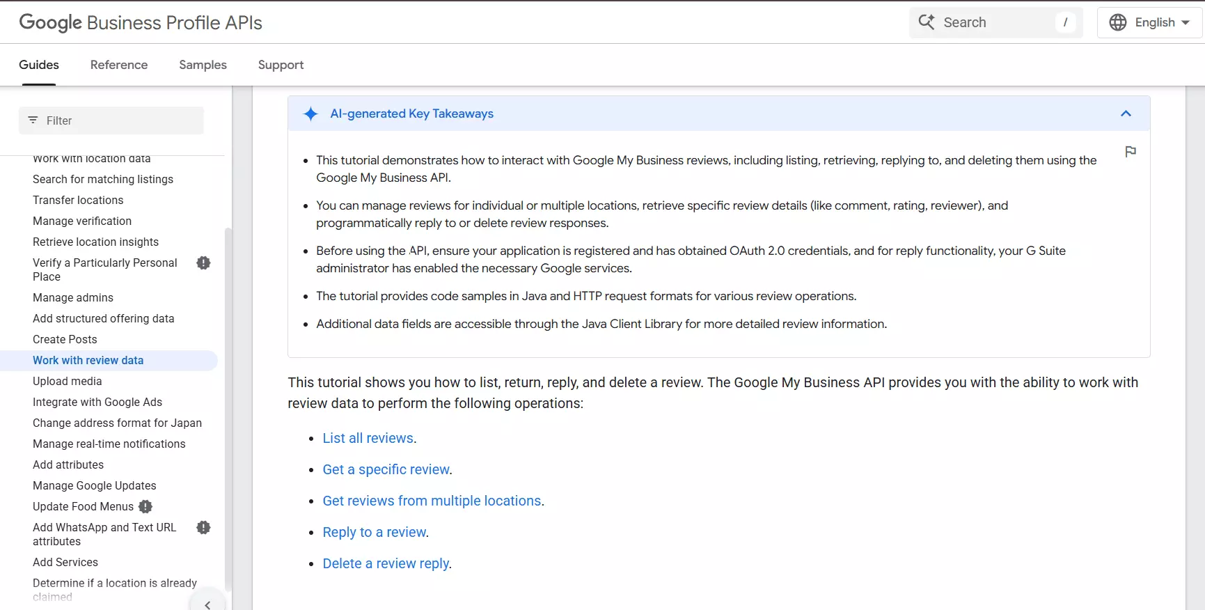 Does Google offer a reviews API? - How to use it? image3