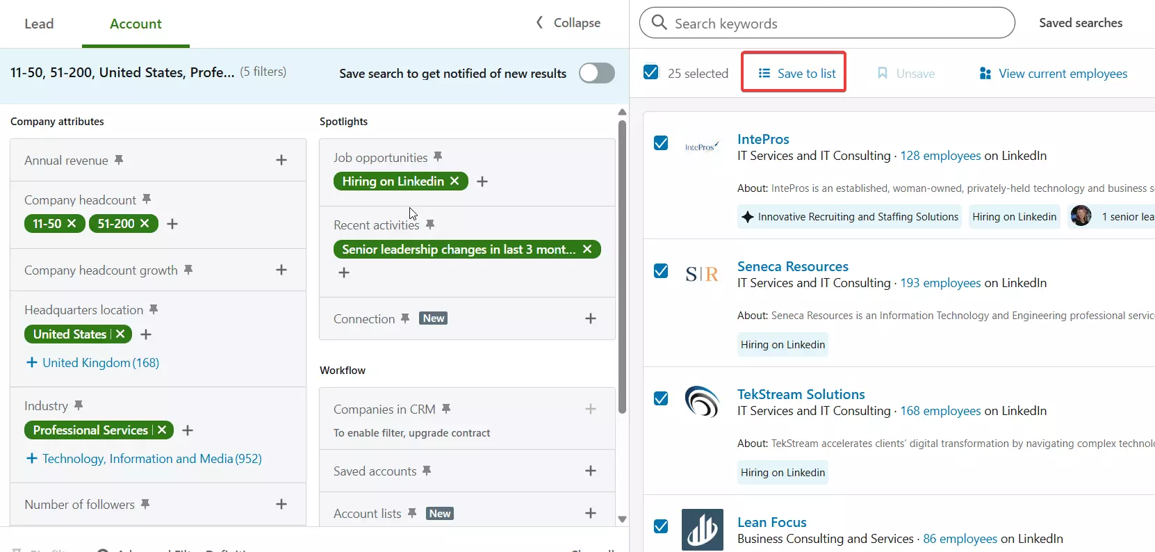 How to export Leads from Sales Navigator accounts? image26