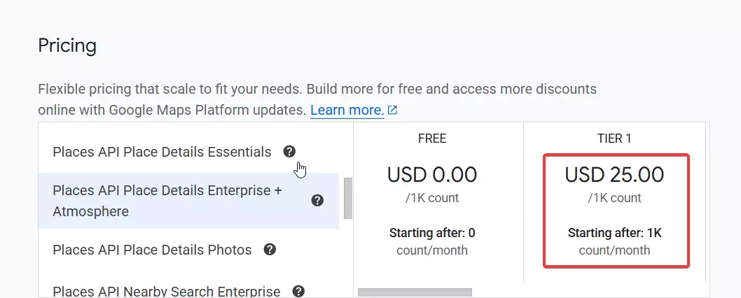 Does Google offer a reviews API? - How much does it cost?
