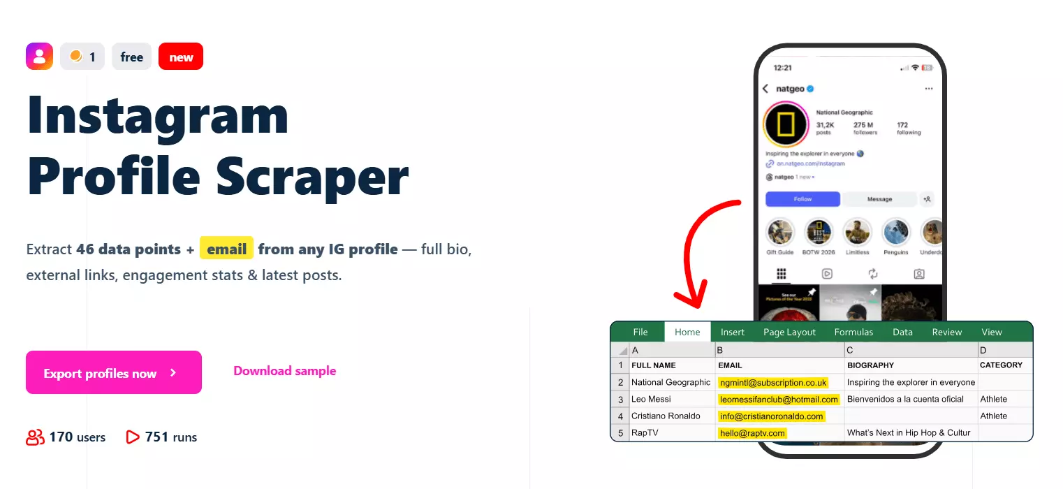 __Instagram Profile Scraper 📸__