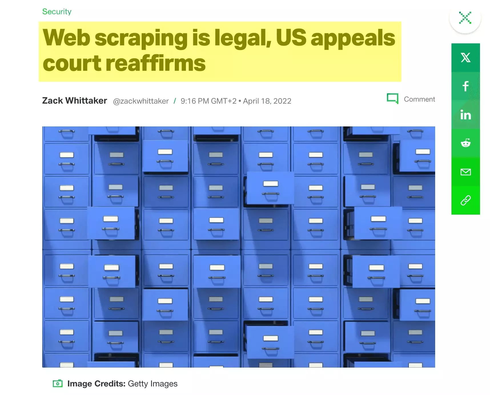 Is it legal to scrape Google News?