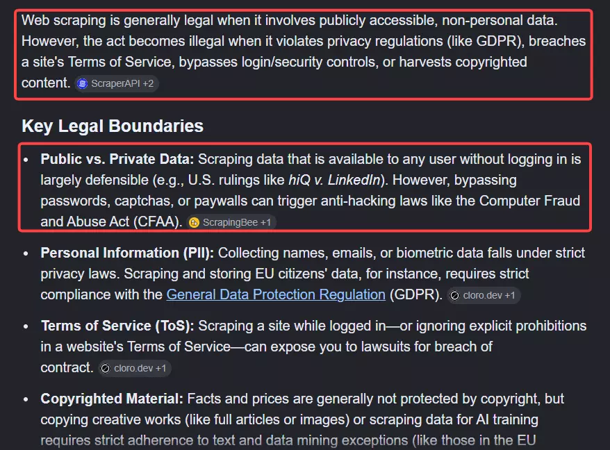 Is it legal to scrape realtor.com?