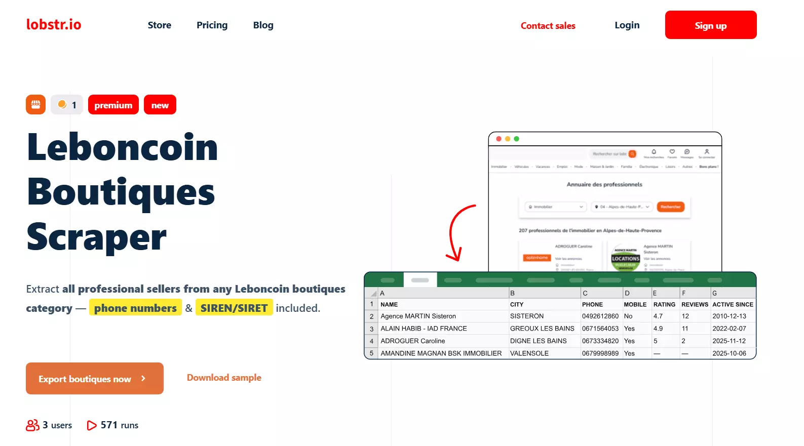 __Leboncoin Boutiques Scraper 🏪__