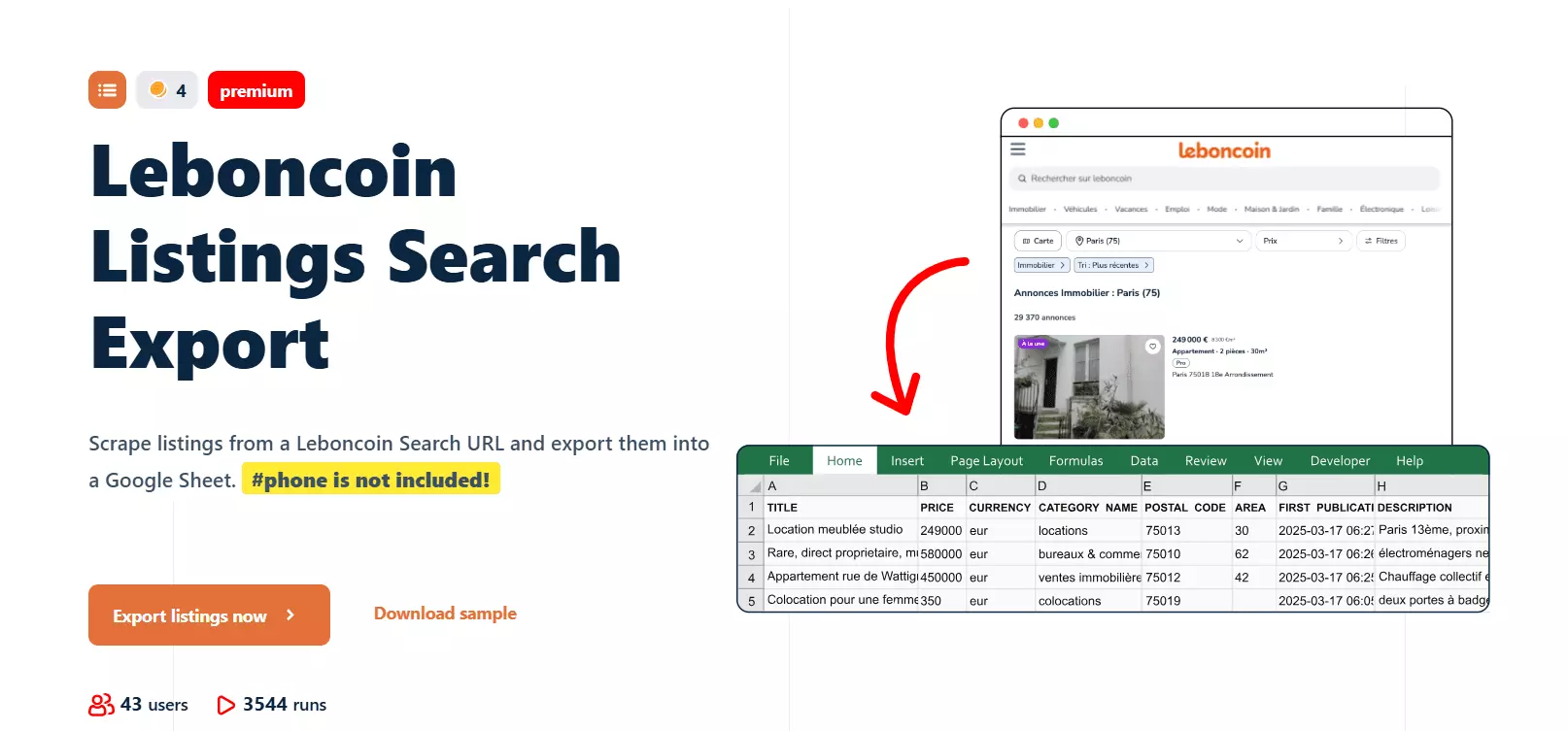 __Leboncoin search scrapers 🇫🇷__