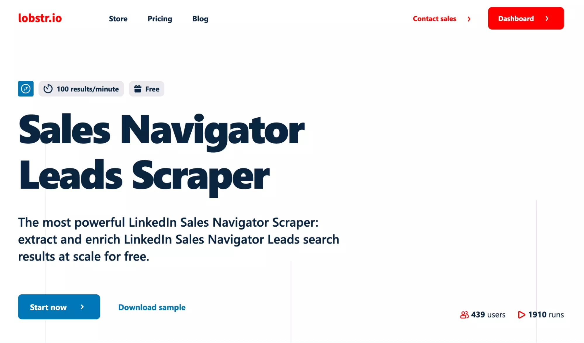 lobstr io sales navigator leads scraper product page - image31.png