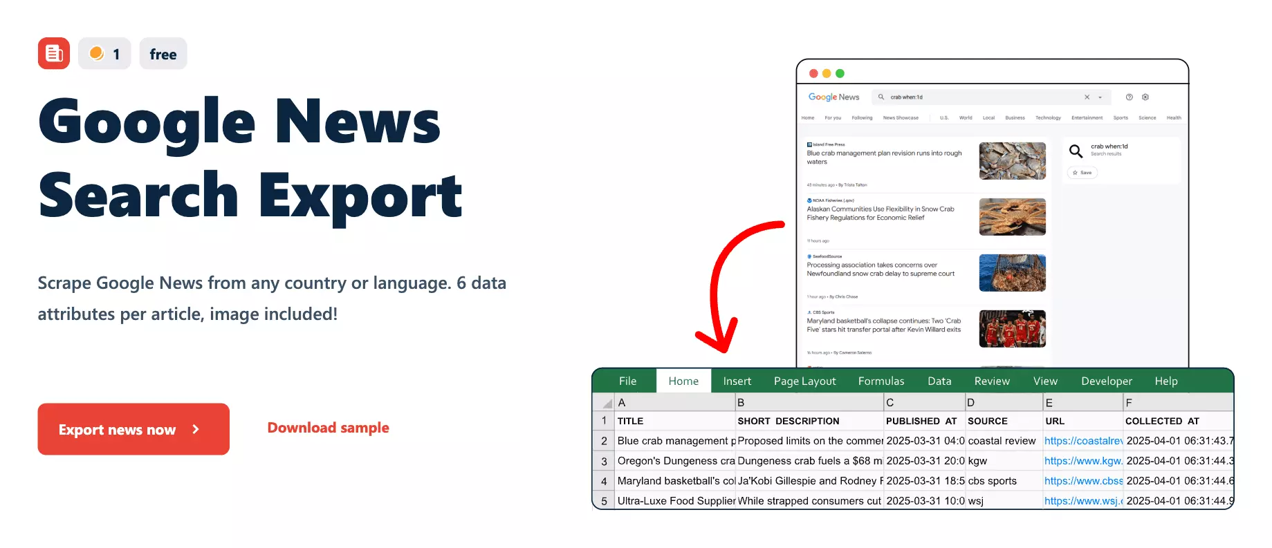 Update #2 – 6 scrapers got sharper 🛠️ - Google News Search Export 📰