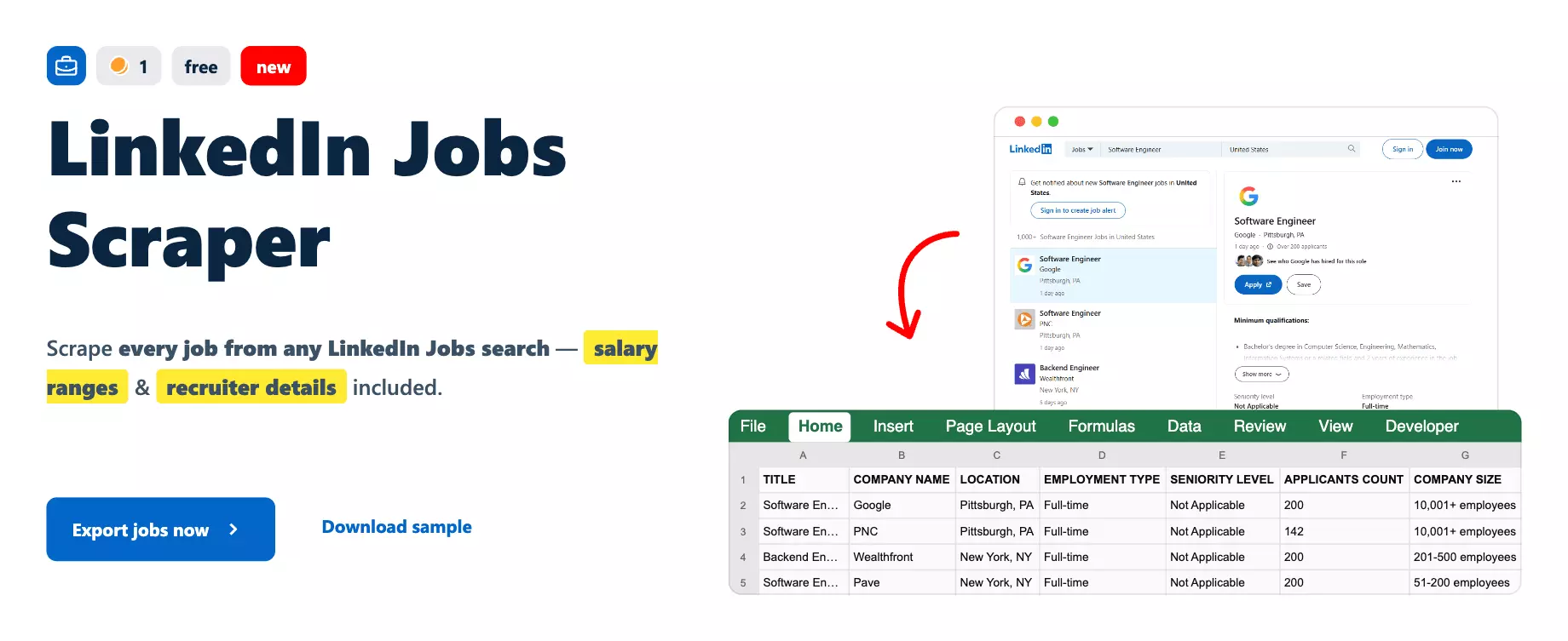Update #1 – 2 new scrapers launched 🚀 - LinkedIn Jobs Scraper 💼