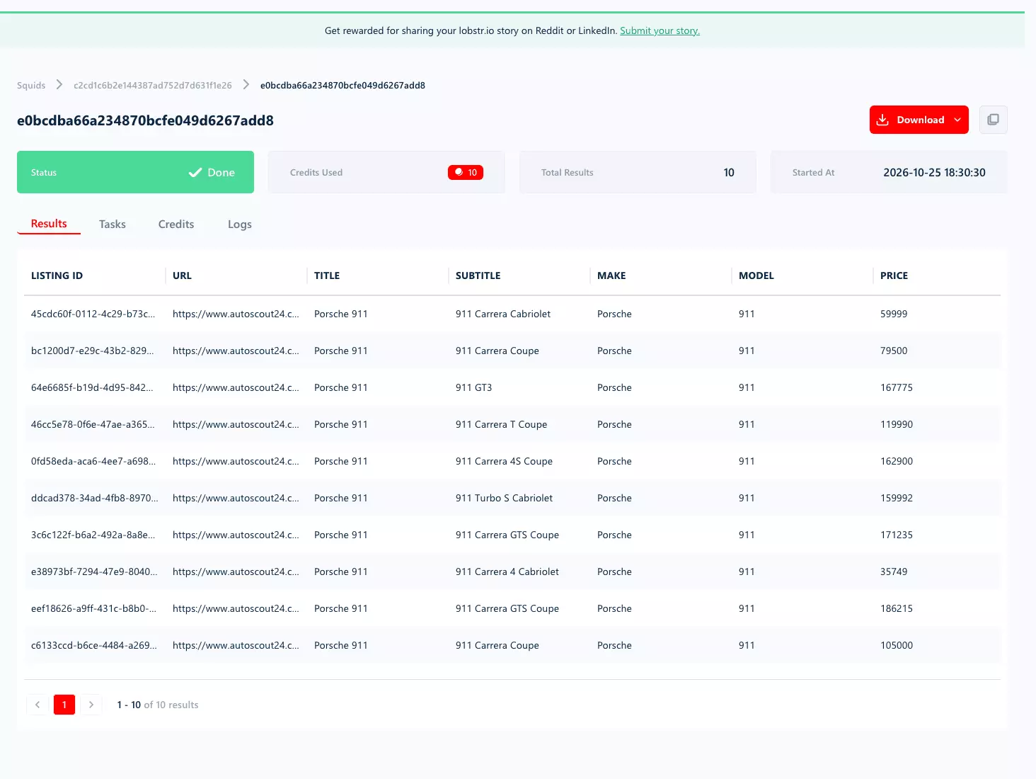 Update #2 – 9 scrapers got sharper 🛠️ - AutoScout24 Listings Scraper 🚗