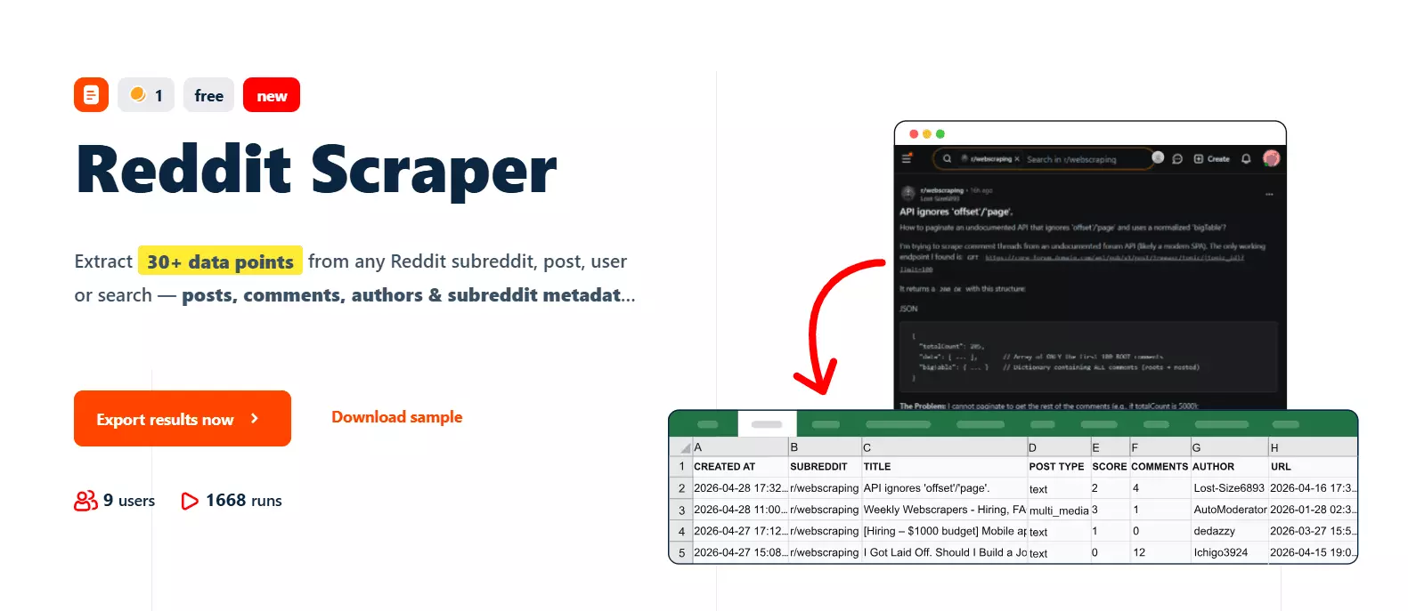 __Reddit Scraper 💬__