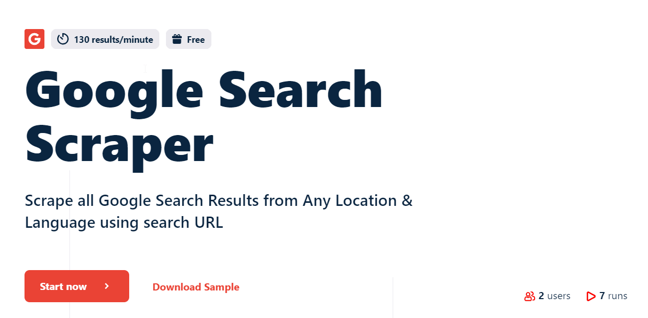 Google Search Scraper by Lobstr.io