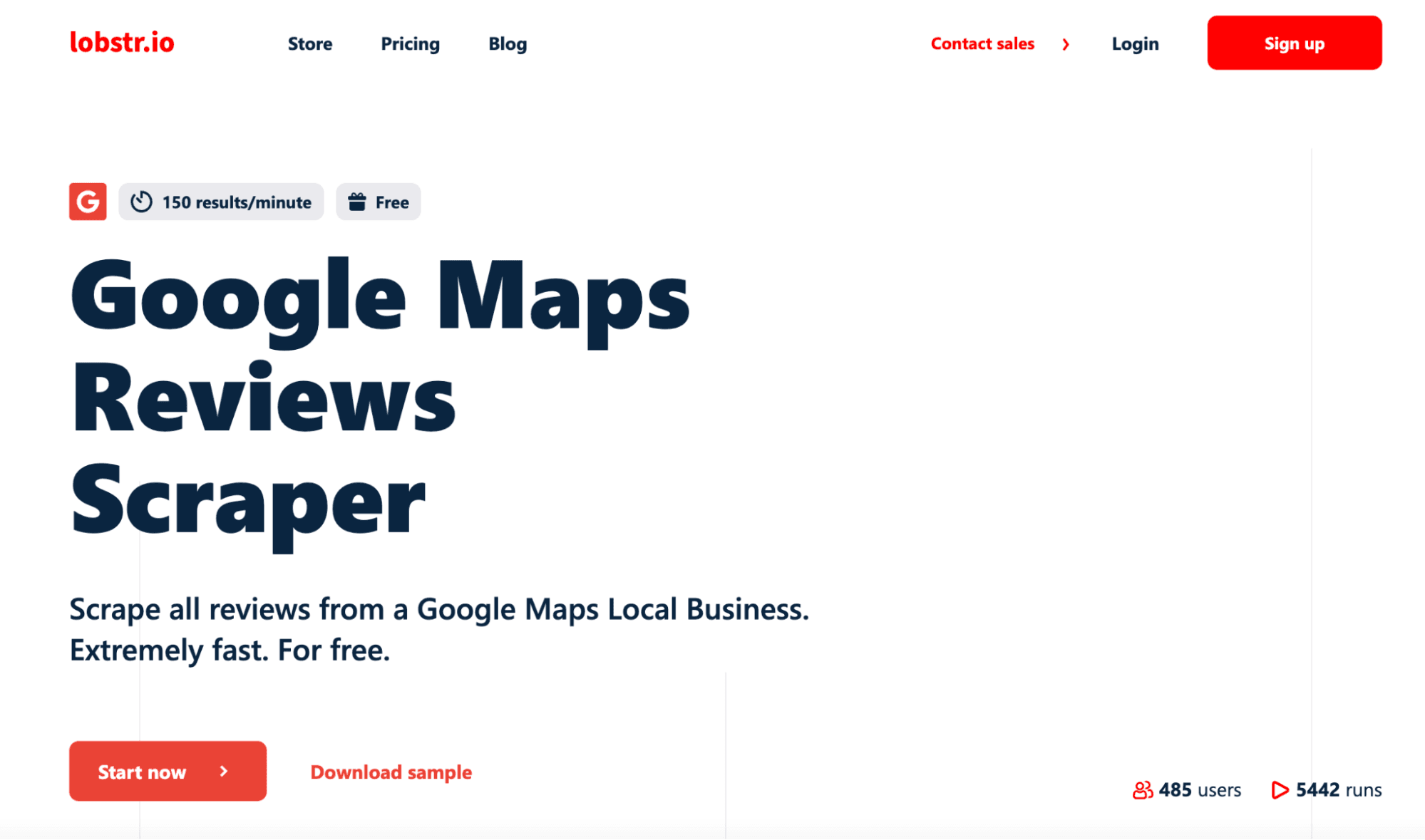 google maps reviews scraper lobstr io product page - image16.png