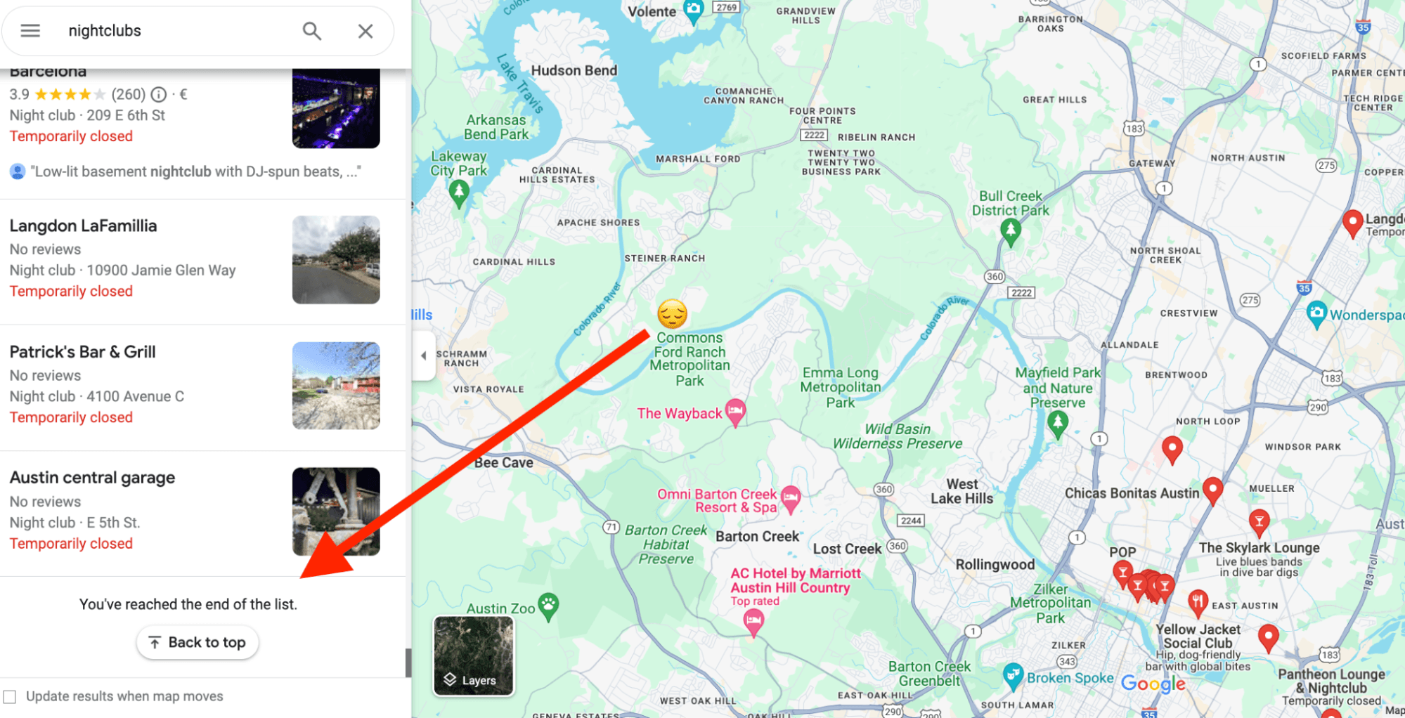 hard limit of results displayed on google maps.png