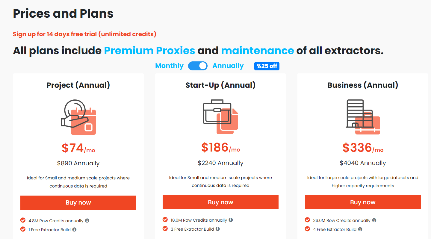 Webautomation.io Pricing